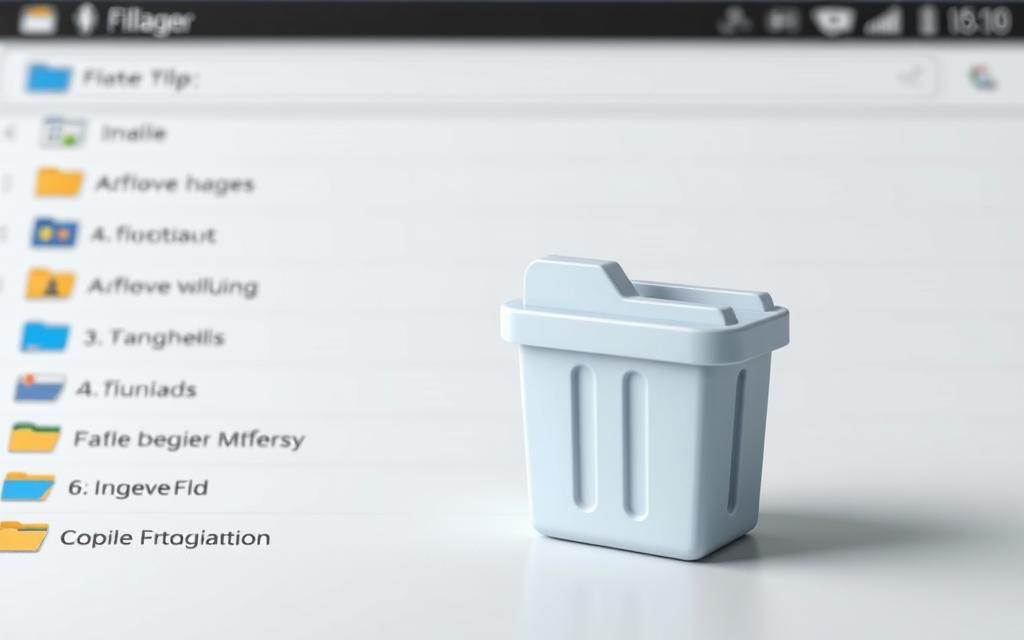 trash folder in Android file manager