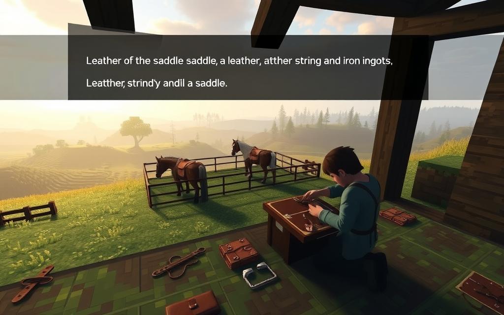 Minecraft saddle acquisition methods