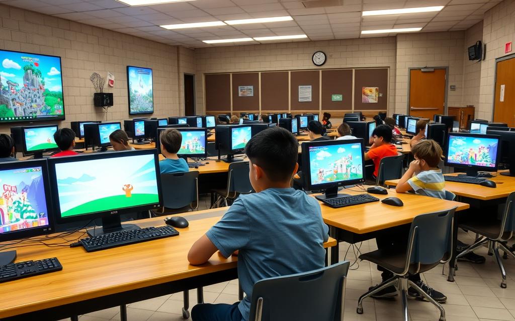 Roblox games on school computers