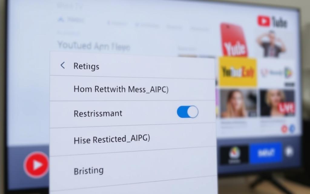 YouTube Android TV settings