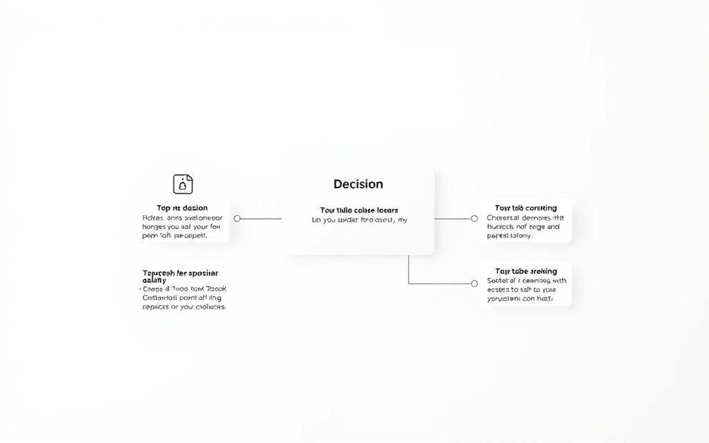 YouTube chapters decision flowchart