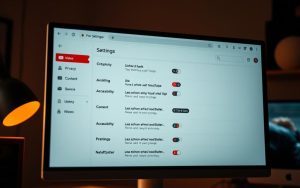 YouTube desktop settings