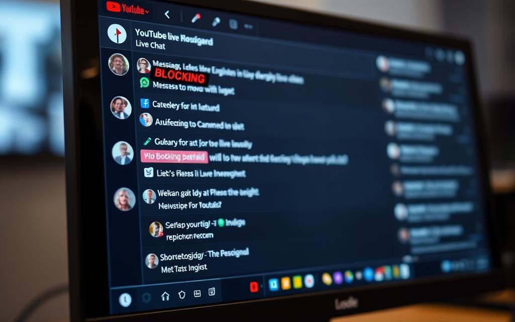 YouTube live chat moderation
