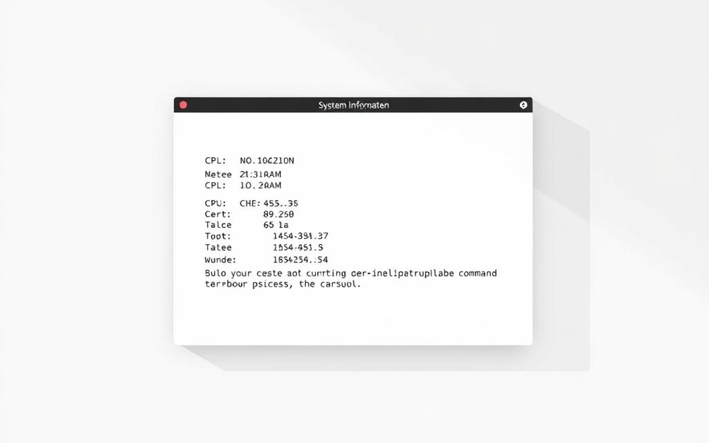 command prompt system information