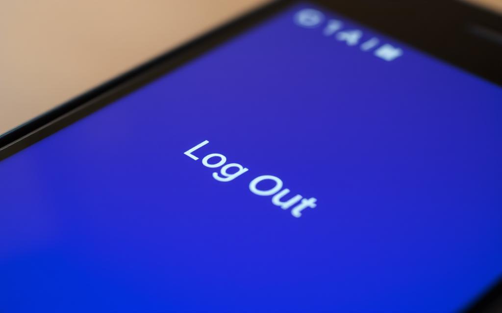log out of Facebook on Android