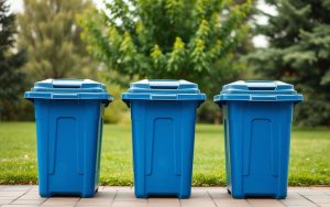 recycling bins