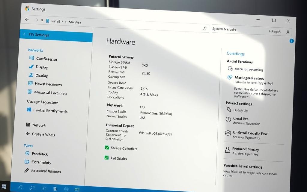 windows system settings