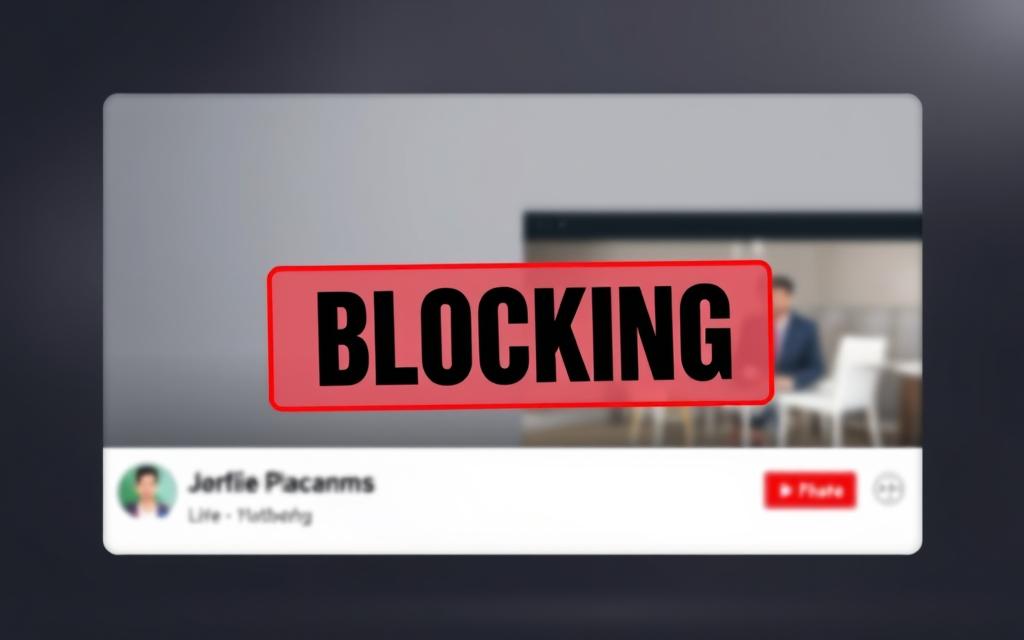 youtube live stream blocking
