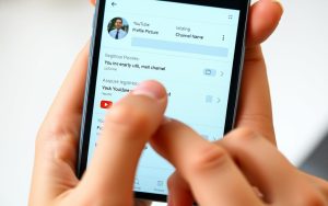youtube mobile app profile editing