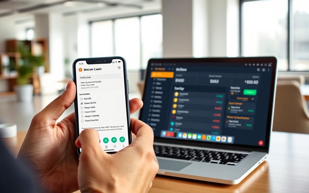 Bitcoin cash-out verification process