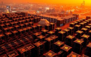 Bitcoin mining distribution