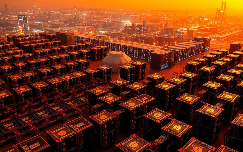 Bitcoin mining distribution