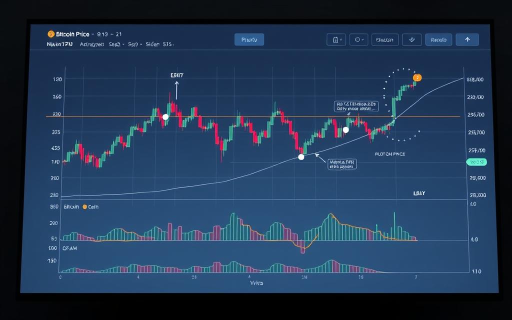 Bitcoin price chart analysis