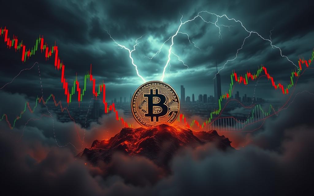 Bitcoin price volatility
