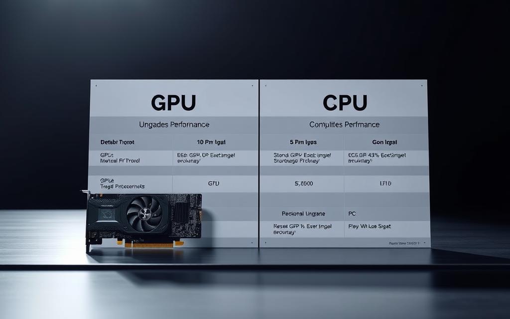 GPU vs CPU upgrade comparison chart