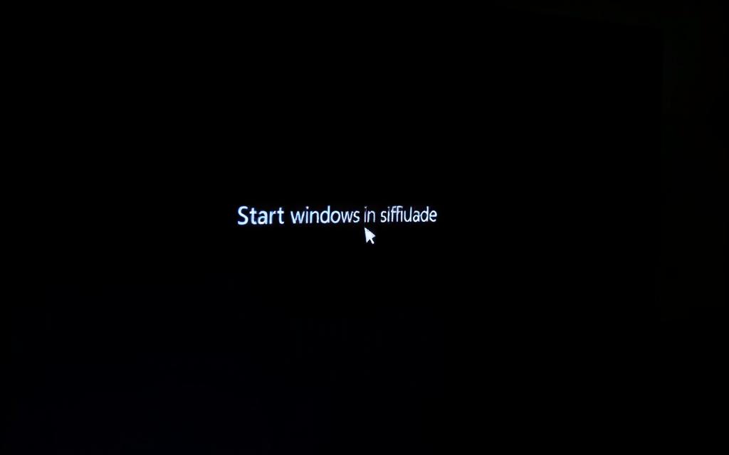 Windows Safe Mode settings