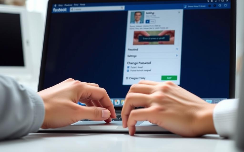 how to change password on facebook