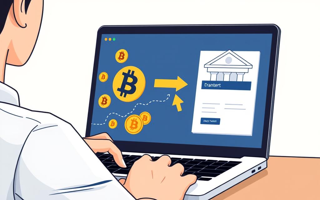 how to transfer bitcoin to bank account