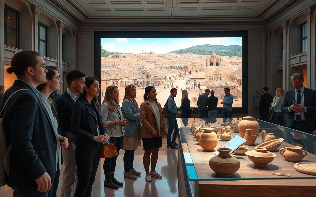 AR technology historical reconstruction