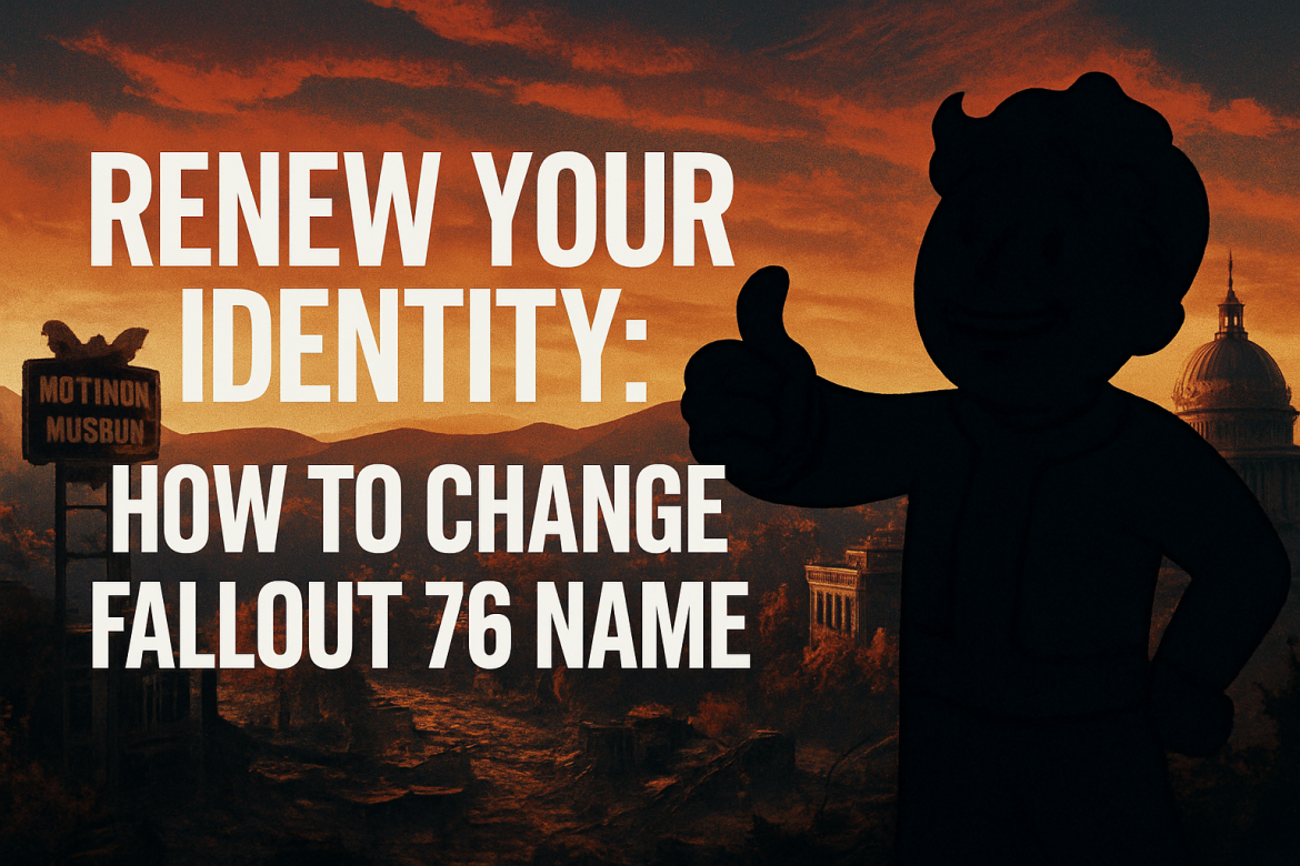 Renew Your Identity: How to Change Fallout 76 Name